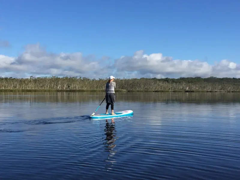 Lake Cootharaba: Kinaba kayak, KinKin Creek, Lake Como