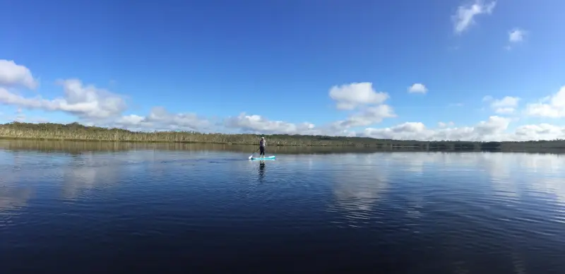 Lake Cootharaba: Kinaba kayak, KinKin Creek, Lake Como