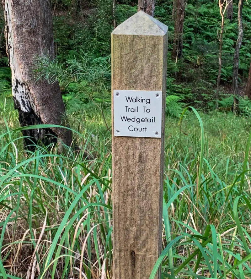 Ninderry Bushland Conservation Reserve: Walk to Wedgetail Court