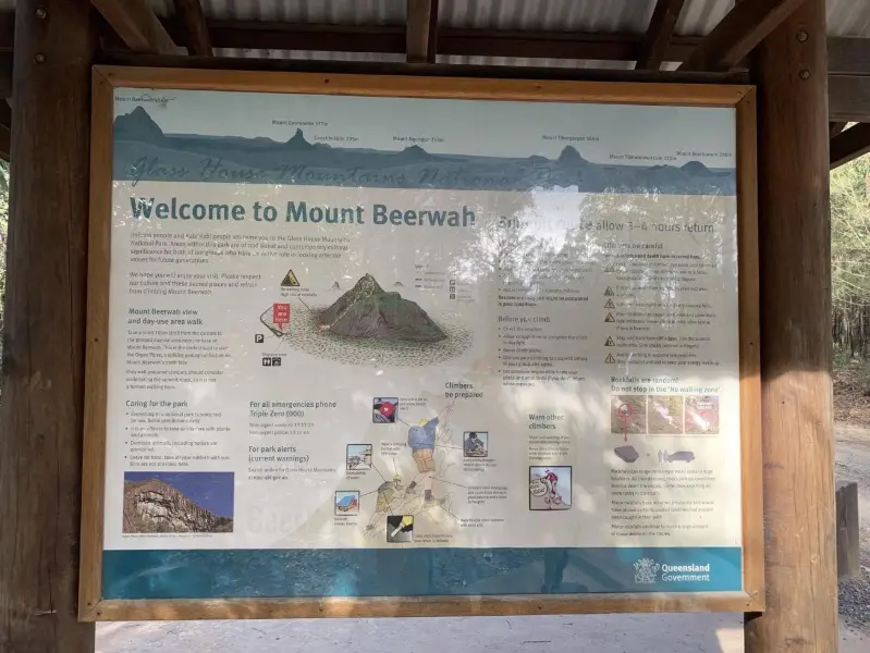 Glass House Mountains National Park: Mt Beerwah View